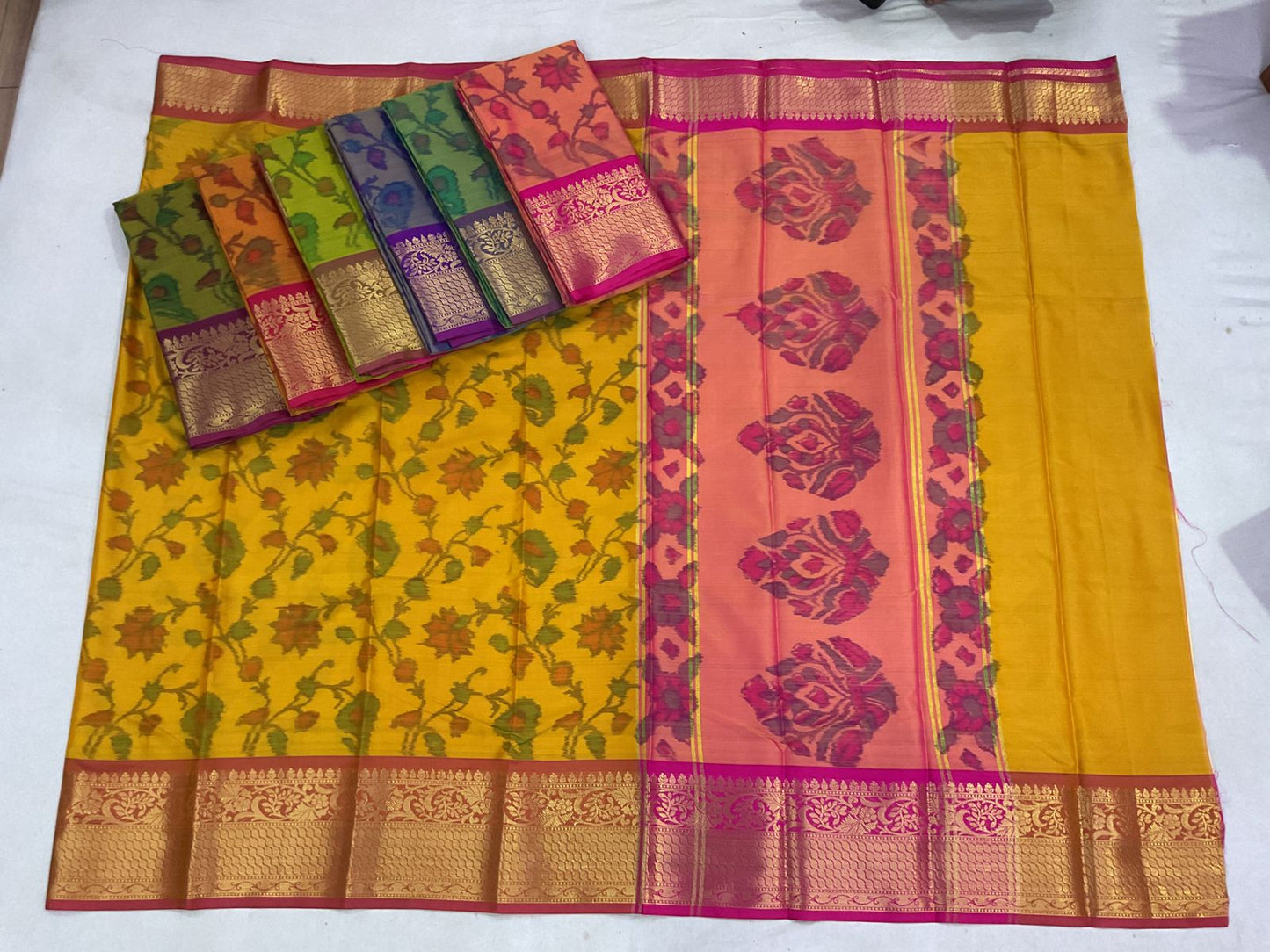 KALAMKARI SOFT PRINT SAREES