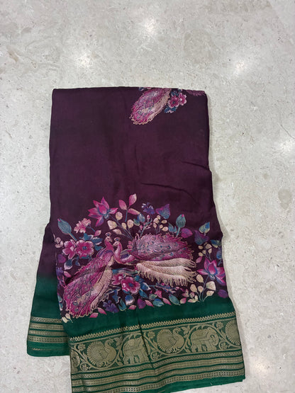 chiffon georgette saree