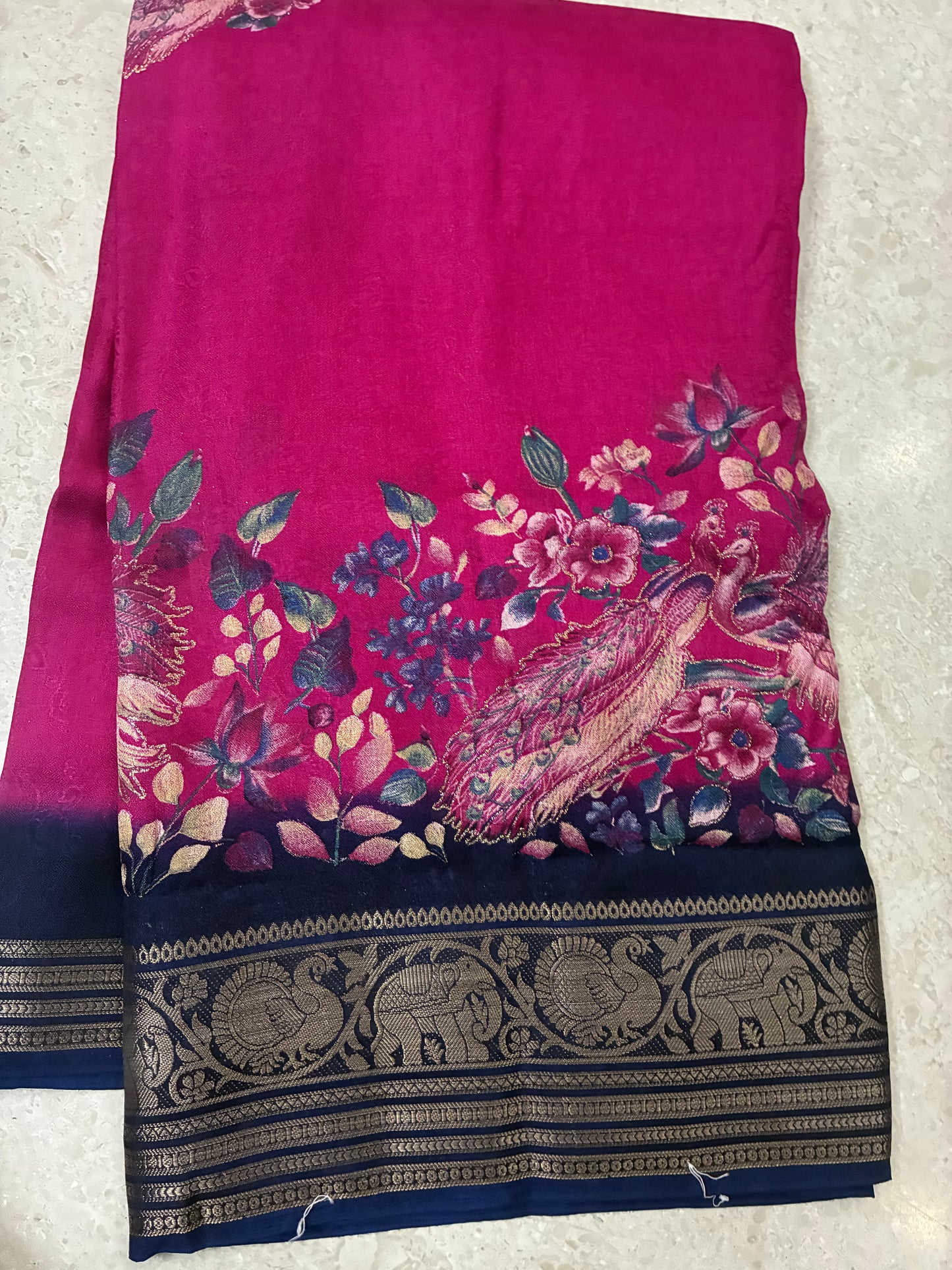 chiffon georgette saree