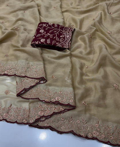 star georgette saree