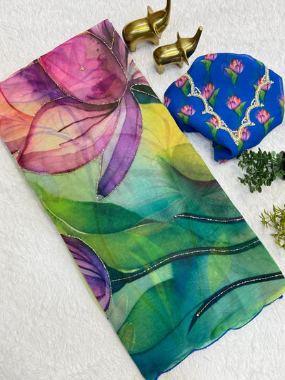 SOFT AND SMOOTH CHIFFON SAREE